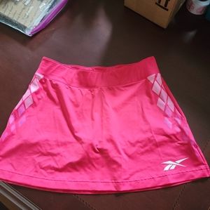 Reebok Pink Running Skirt M w/built in shorts